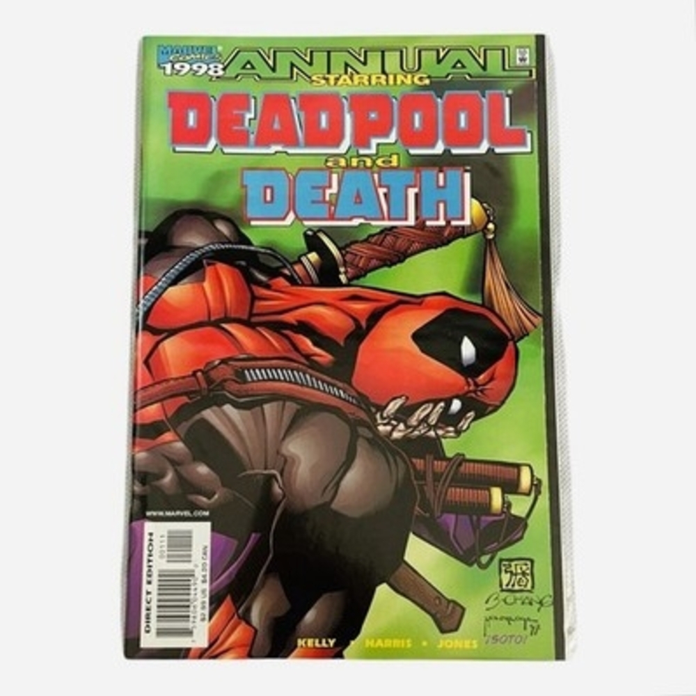 Marvel Comics Deadpool and Death Annual 1998 Kelly Harris Jones NM New
